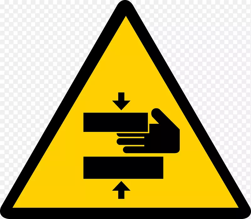 三角形安全警示标识牌设计
