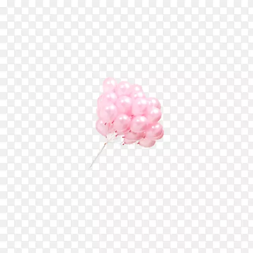 一束粉色气球素材