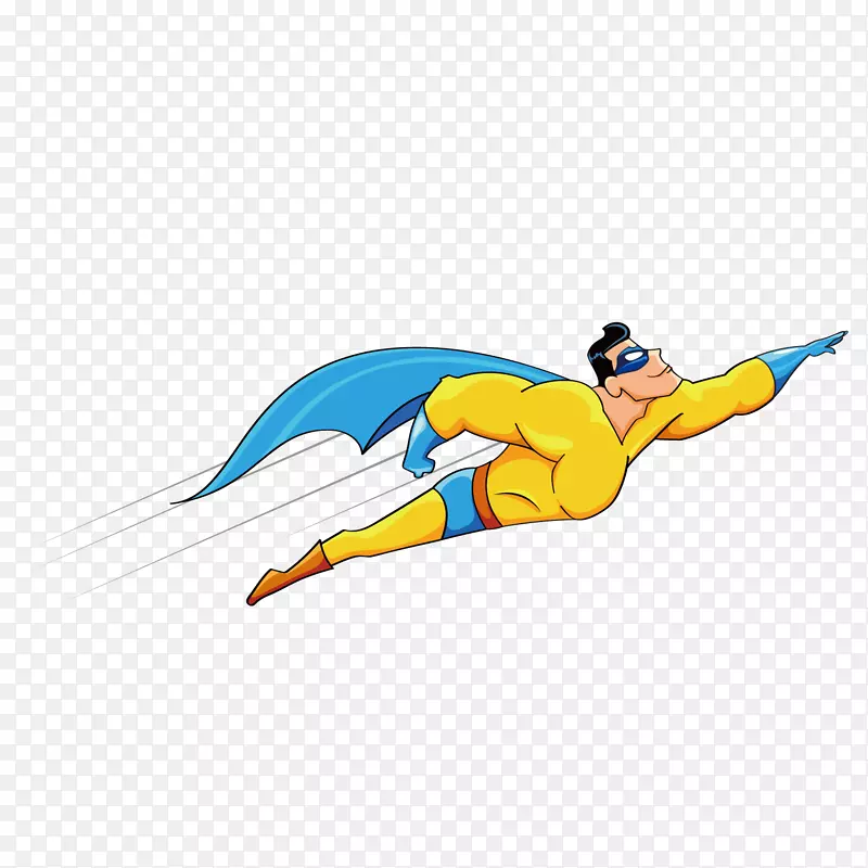 黄色飞翔超人