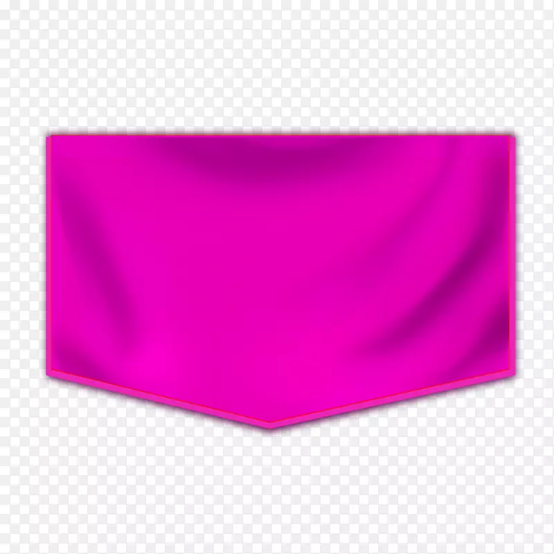 紫色绸缎旗帜装饰图案