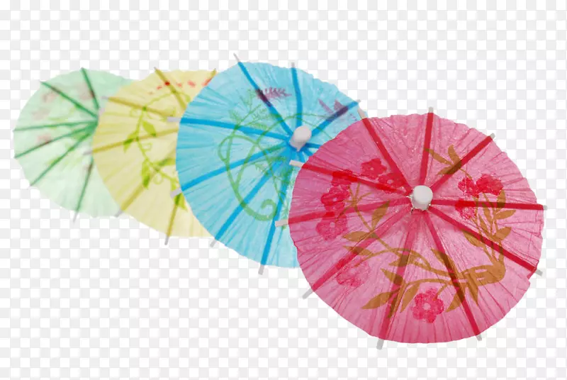 彩色装饰油纸伞