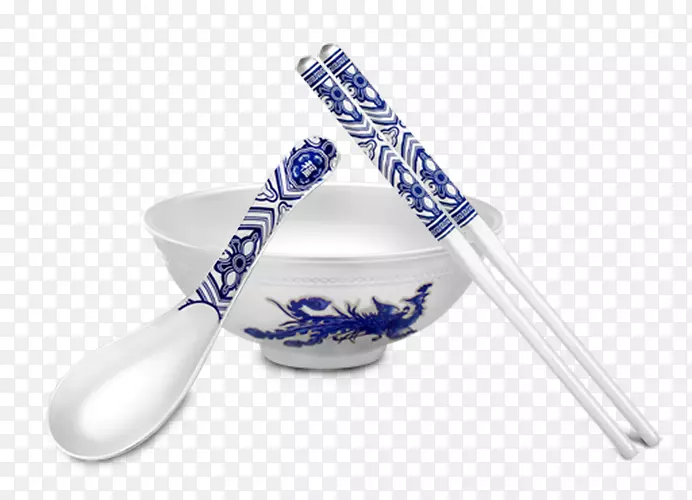 纯银青花瓷厨房三件套