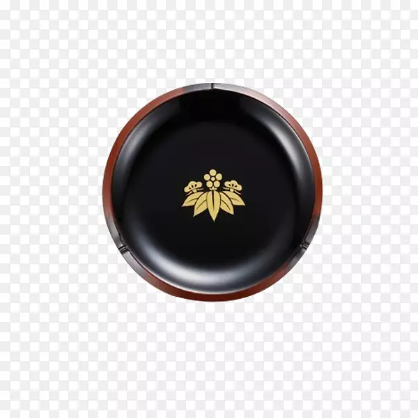 黑边陶瓷碗筷