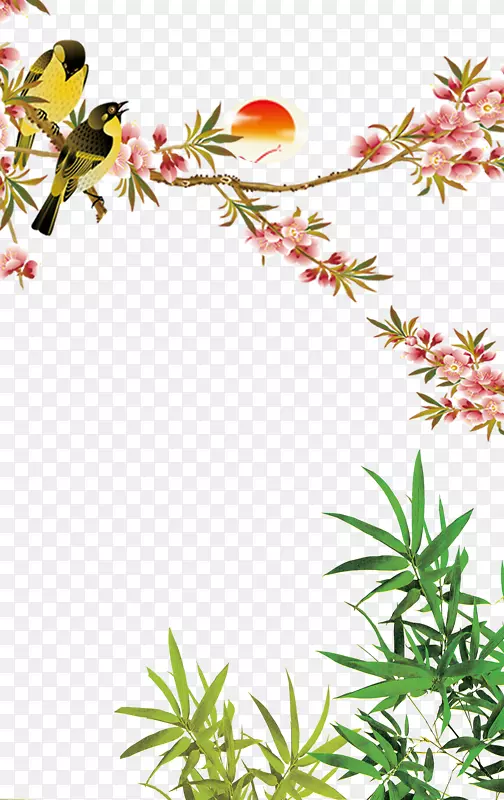 鸟语花香