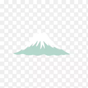 富士山简约日式装饰