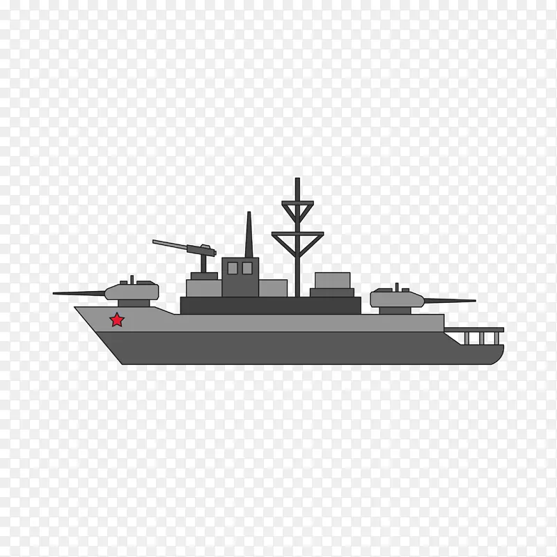 军事轮船素材图案