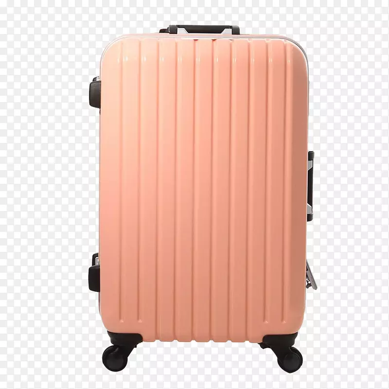 粉色的旅行箱