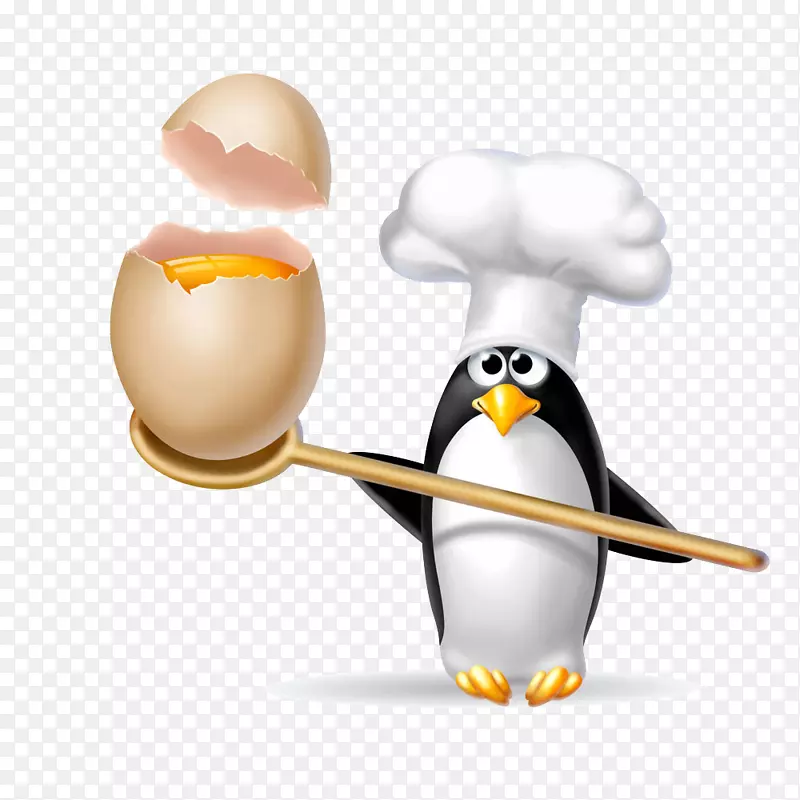 拿鸡蛋的企鹅