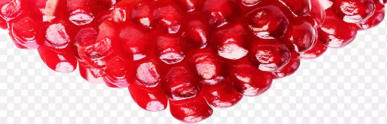 红色新鲜石榴颗粒水果