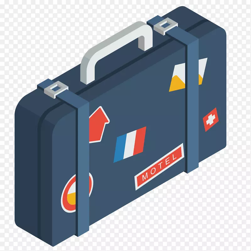 手提行李箱图标设计