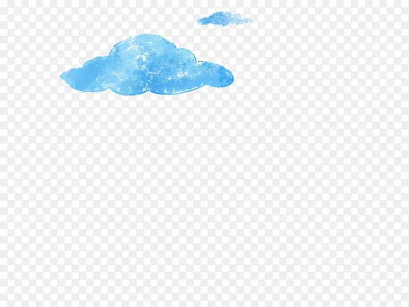 蓝色的朵朵云彩