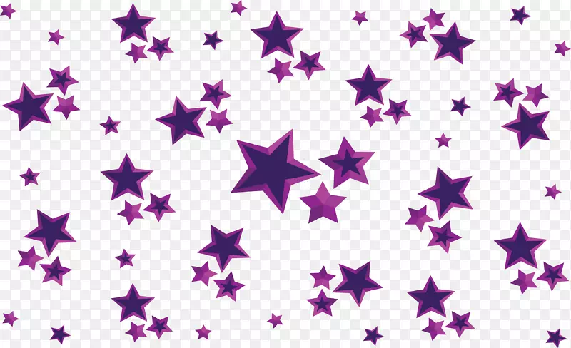 紫色夜晚星空花纹