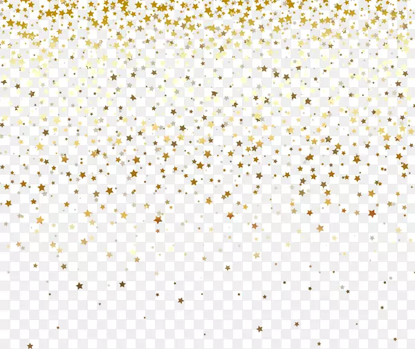 金色飘落星星