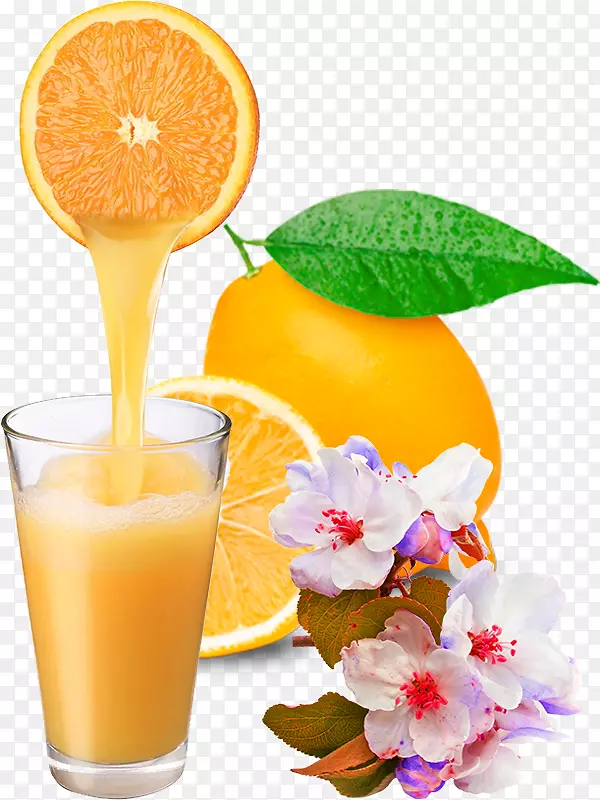 香甜可口的橙汁