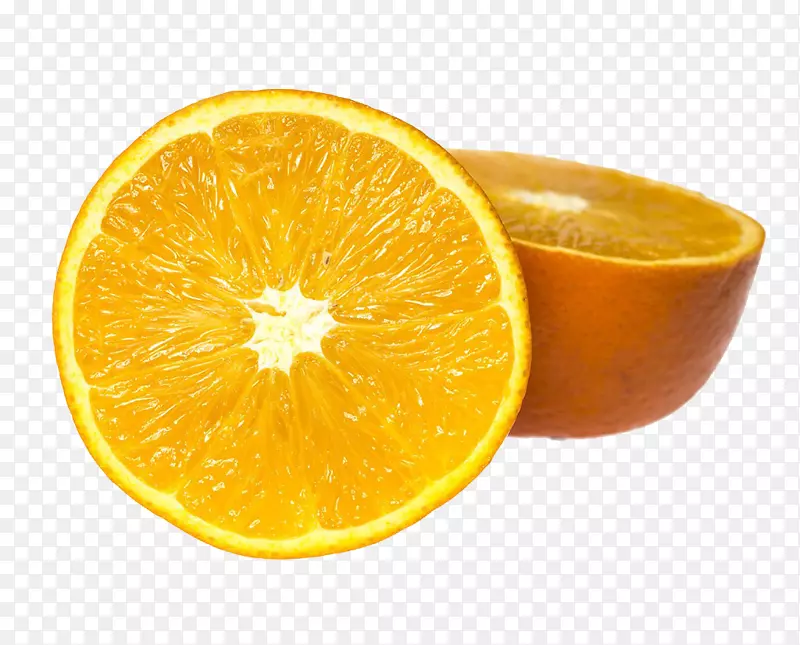 橙子切半