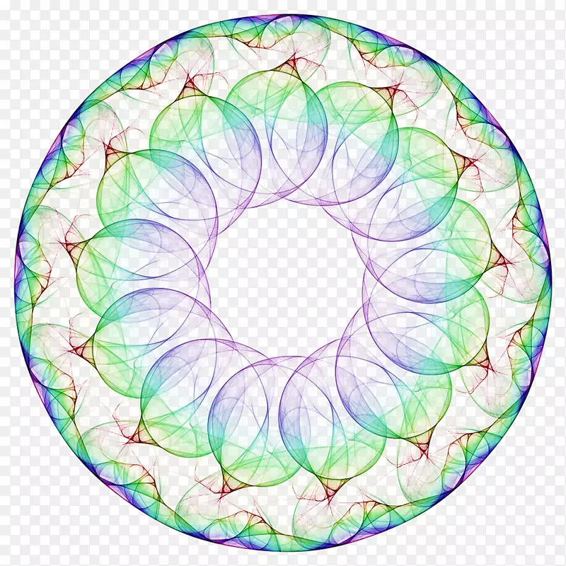 彩色万花筒图案