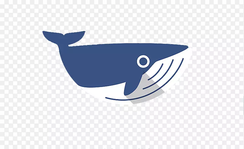 遨游的鲸鱼PNG
