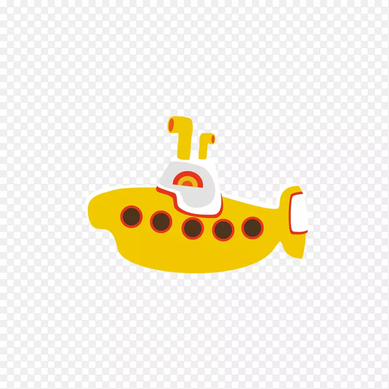 黄色的潜水艇玩具