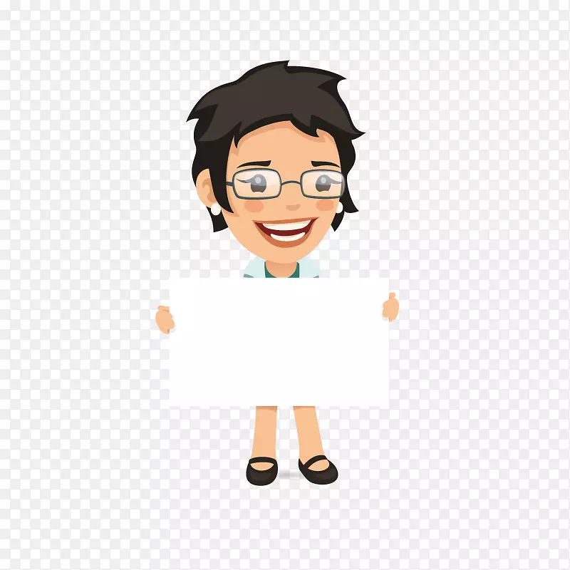拿着白色条幅的女人