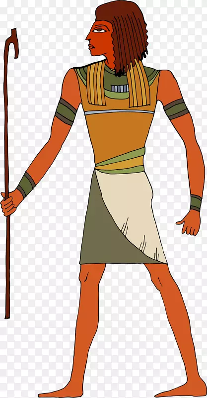 卡通人物古埃及人