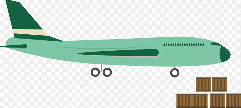 绿色飞机新能源智能物流