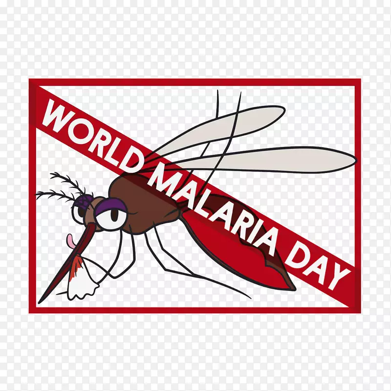卡通方形禁止蚊子疾病宣传图标免