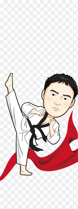 跆拳道馆宣传展架