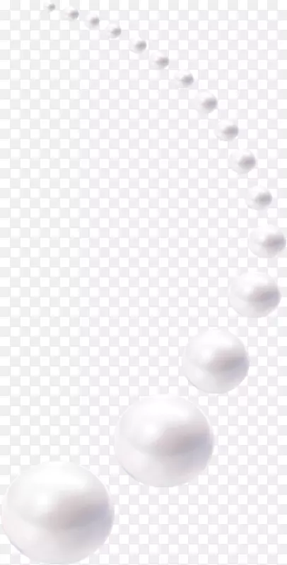白色珍珠由远到近漂浮素材