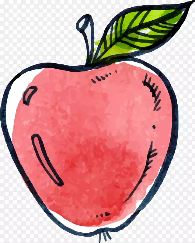 夏季水果手绘苹果