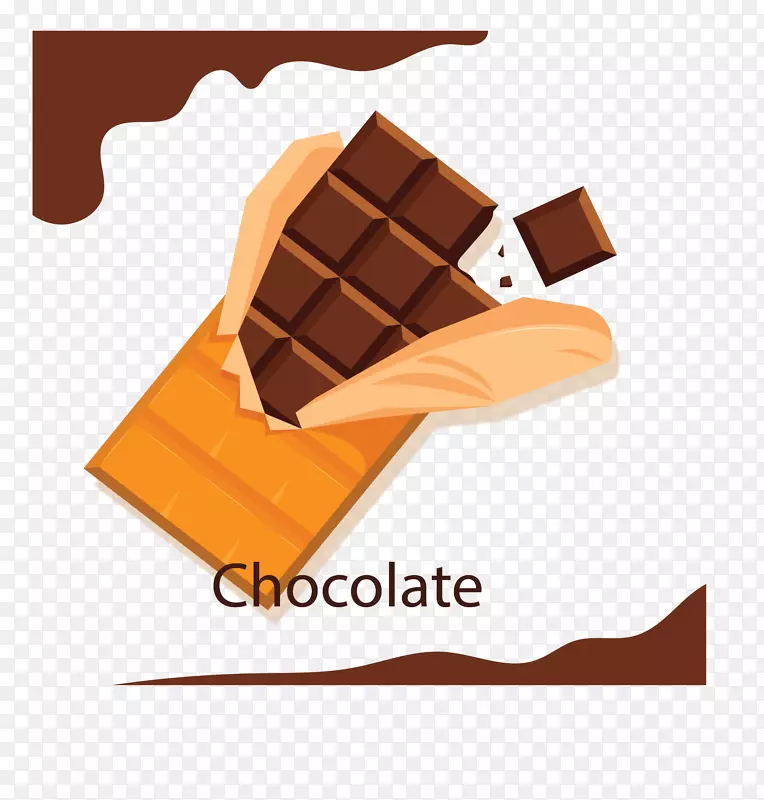 巧克力边框美味巧克力