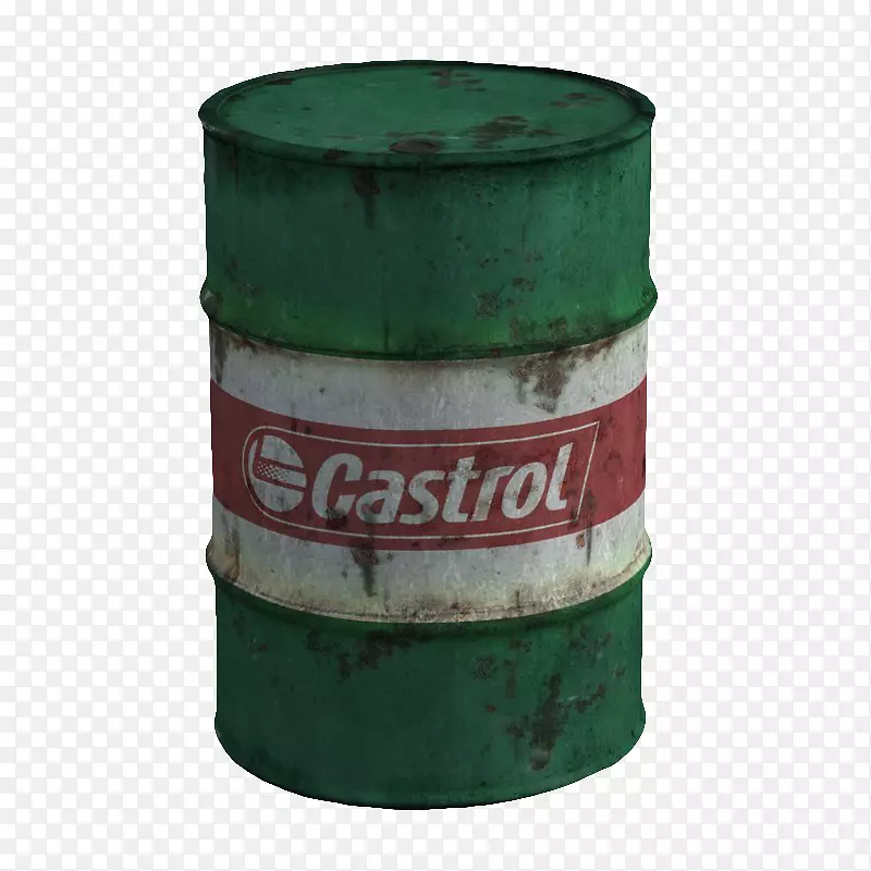 白色英文字母绿色大桶装机油桶
