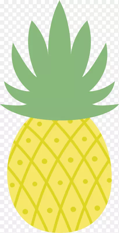 黄色卡通菠萝