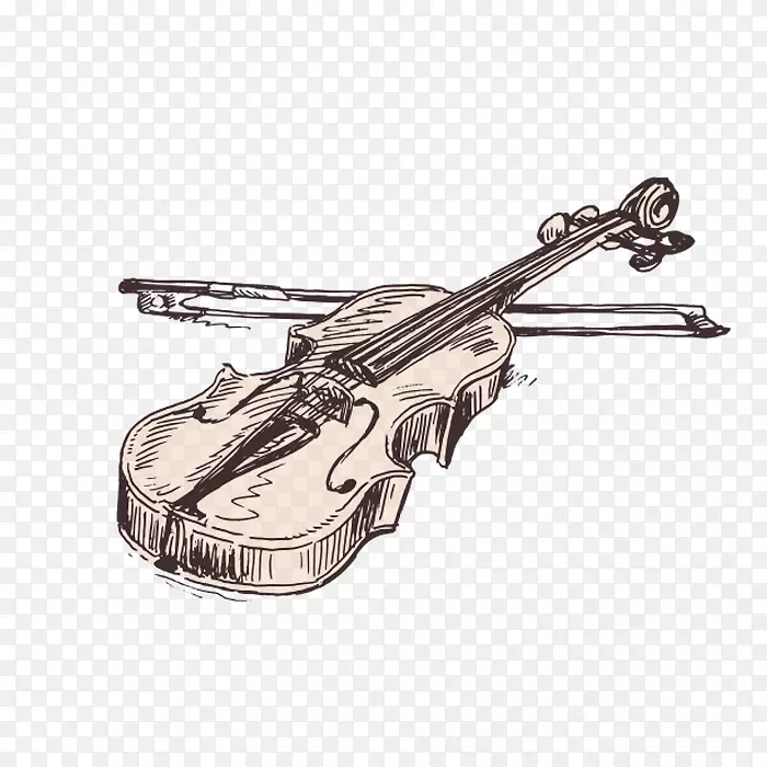 素描小提琴