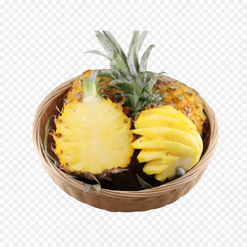 一篮子菠萝设计素材