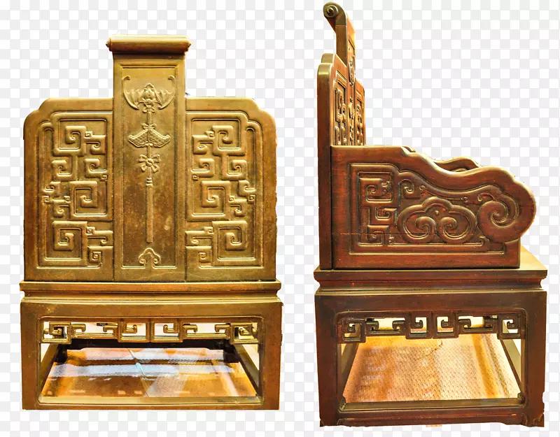 明代中式家具雕花凳子