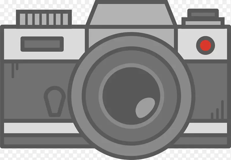 聚会卡通相机免抠素材
