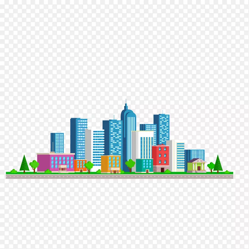 一些简约的城市建筑