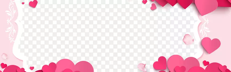 天猫520表白节立体折纸边框