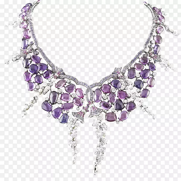 紫色项链