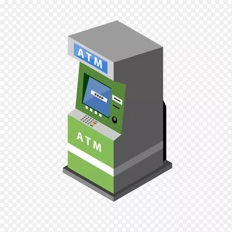 ATM取款机装饰素材图案
