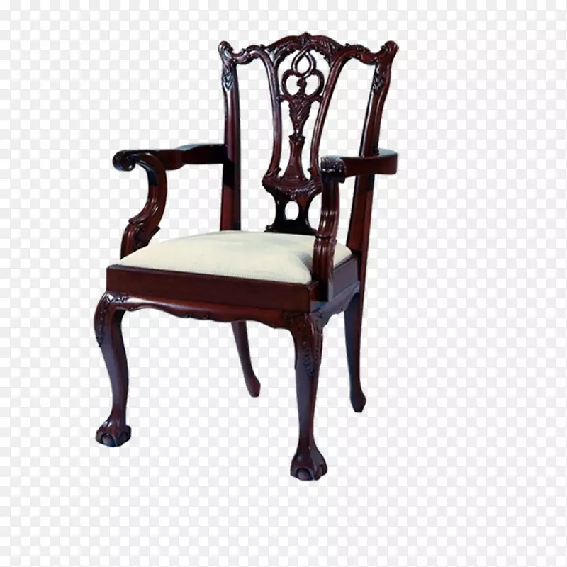黒木软座古代椅子