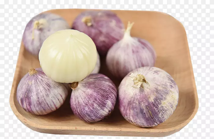 健康独头生蒜PNG