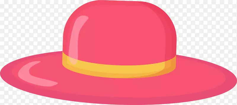 粉色卡通立体帽子