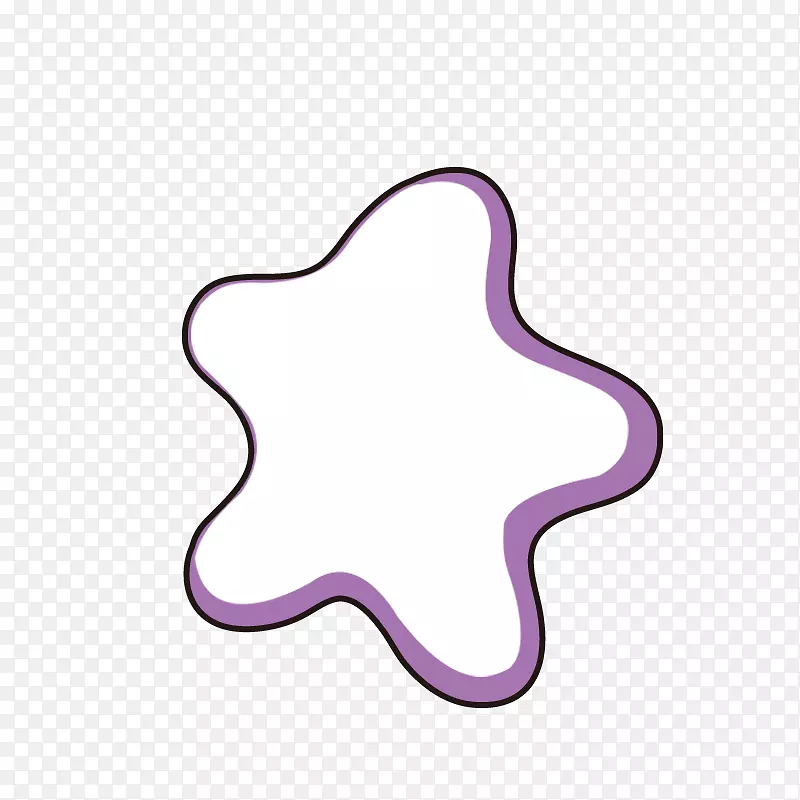紫色海星