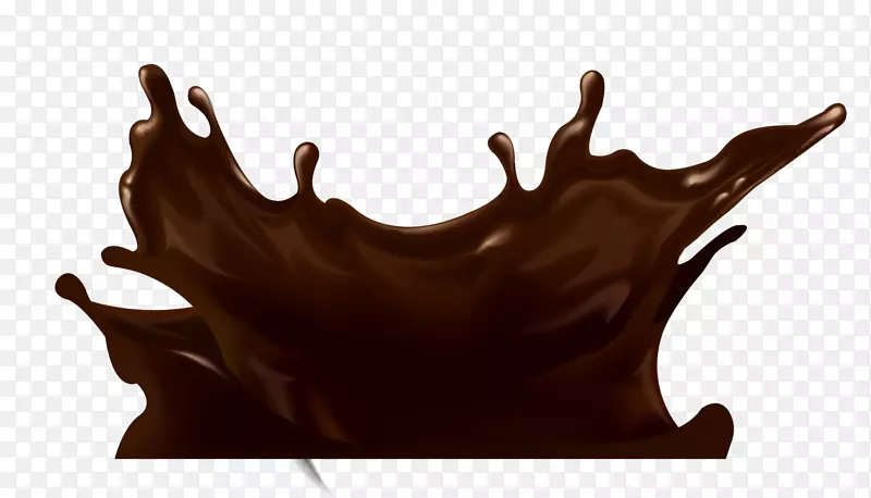 咖啡色巧克力汁