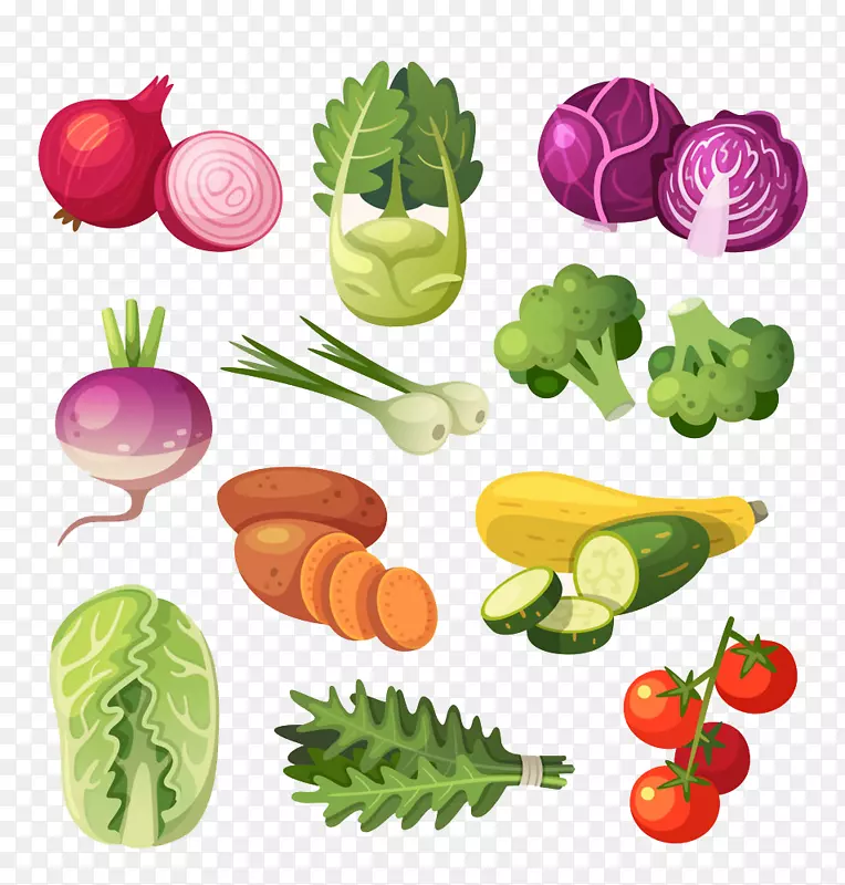一堆绿色蔬菜图片