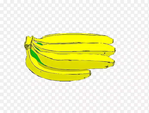 手绘香蕉图案