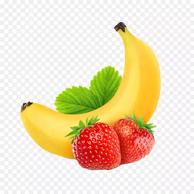 草莓香蕉PNG图片