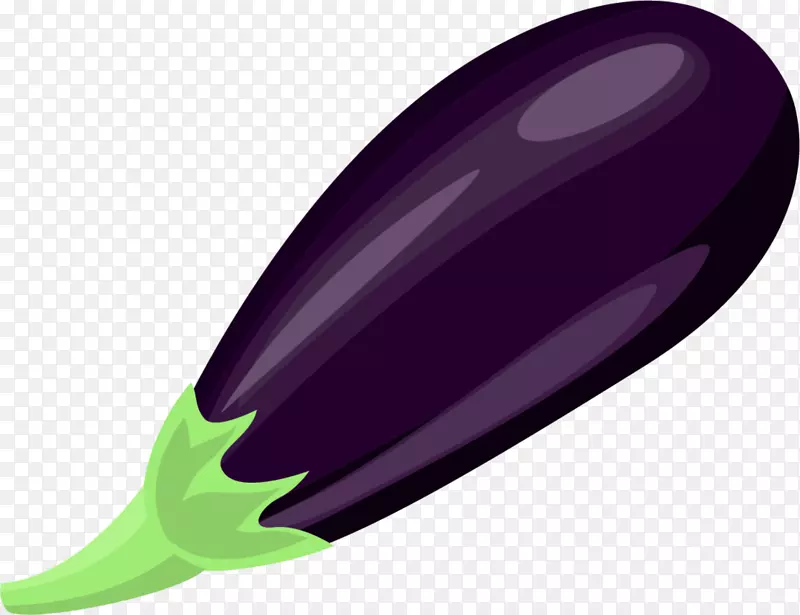 简约紫色茄子