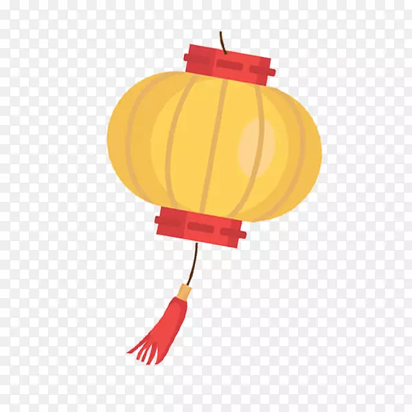 水彩手绘中国风装饰灯笼